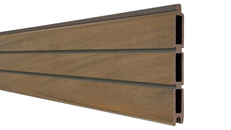 planeo Gardence Trendy - BPC Rhombus single profile teak co-extruded