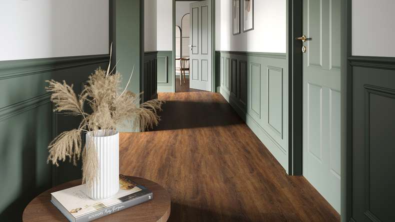 planeo Rigid click vinyl - GRANDline Chestnut Oak | Impact sound insulation integrated (NF-GL-854-N)
