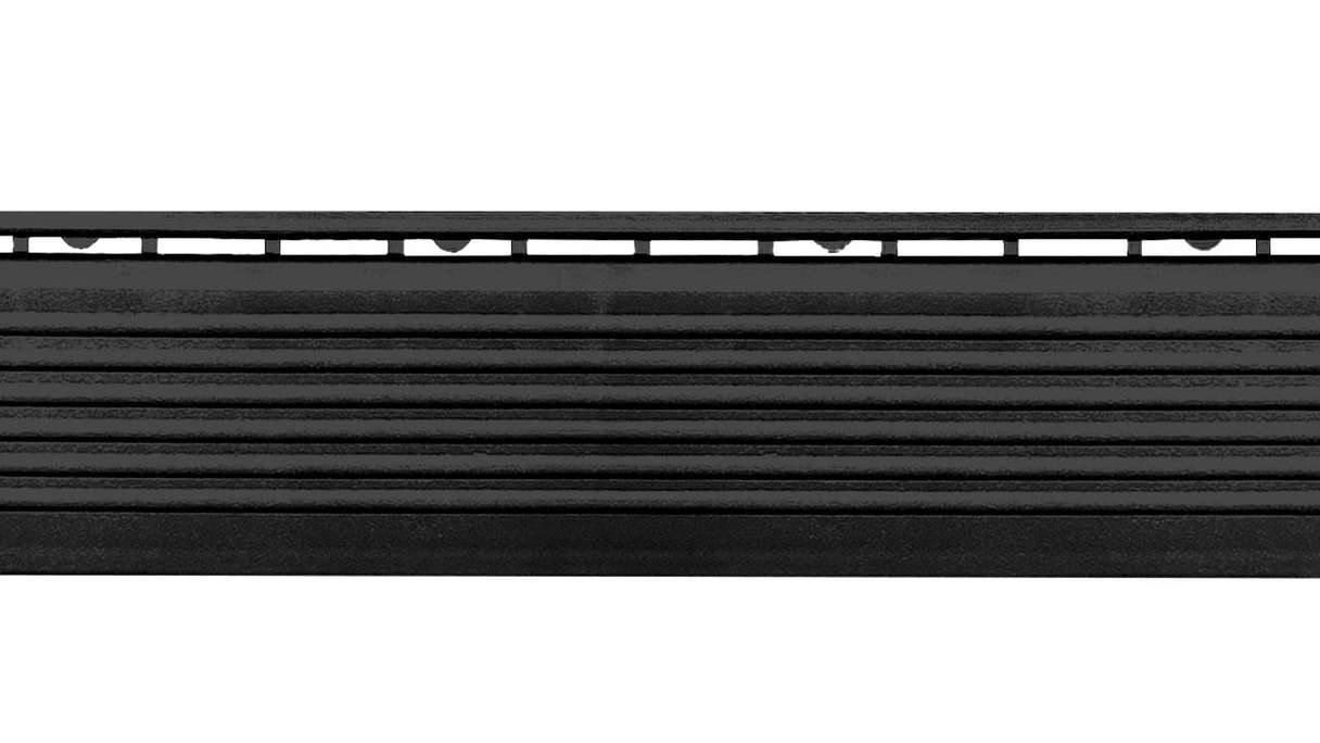 planeo side panel for 30 x 30 cm click tiles – black with pin