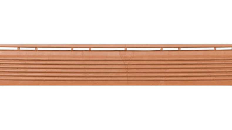 planeo Seitenteil für 40 x 40 cm Klickfliesen - terracotta
