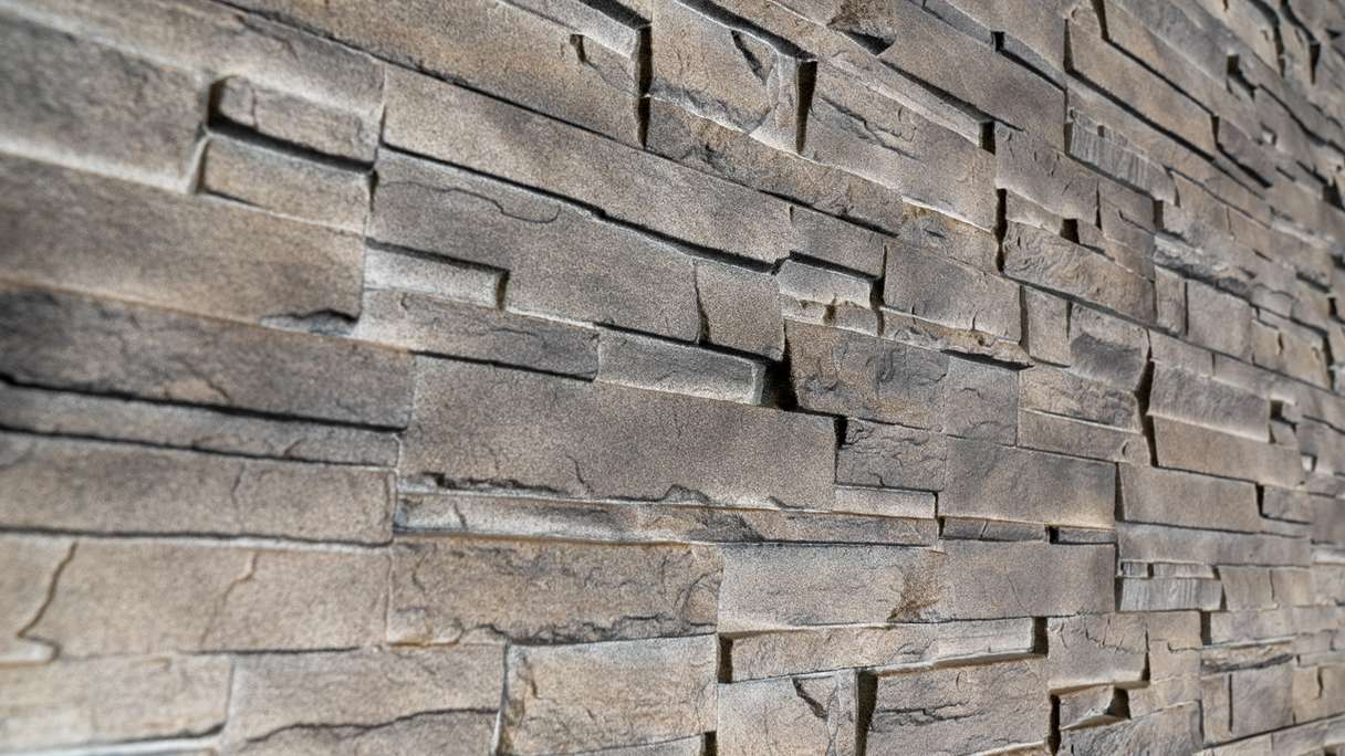 planeo wall cladding stone look - NoviHome Silex Flint 1054 x 334 mm