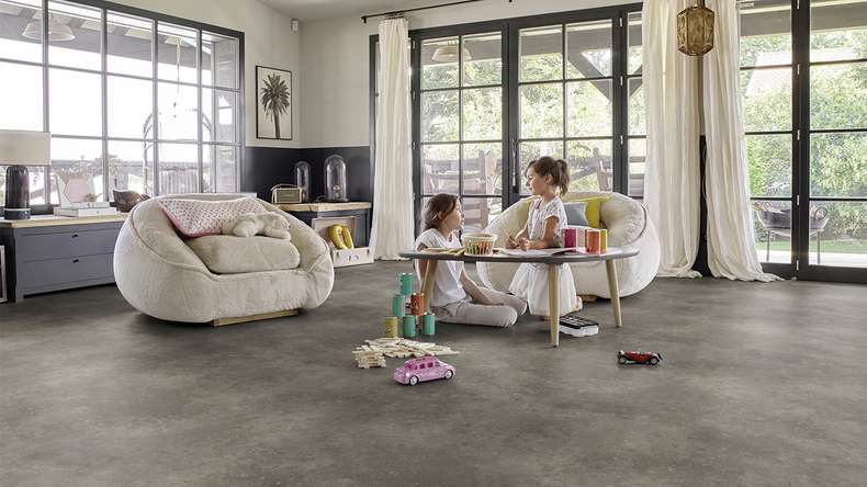 Gerflor CV flooring – TEXLINE Nature 2380 Leone Charcoal