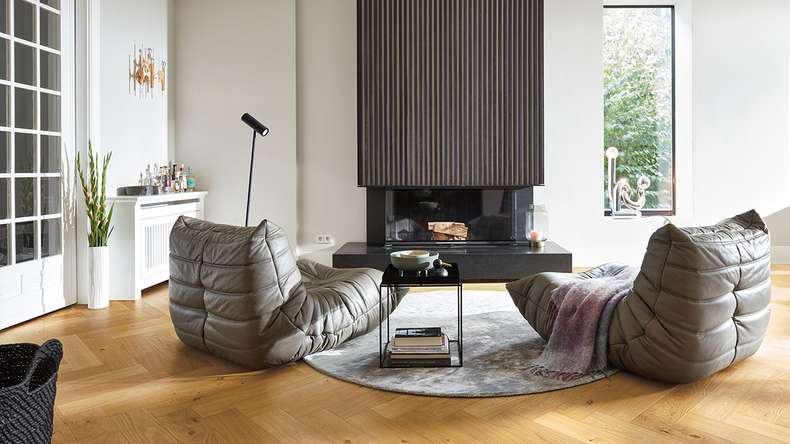 planeo Wood Flooring - Noble Wood Herringbone Oak Odda | Made in Germany (EDP-5298)