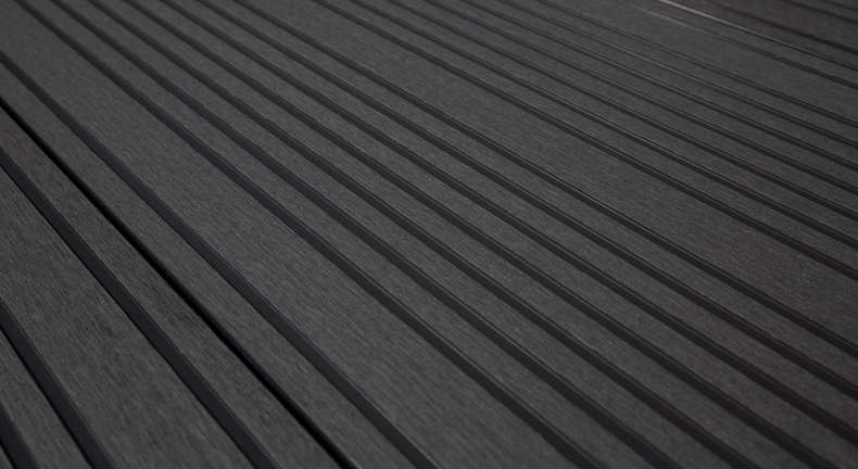 planeo TitanWood - XL hollow core plank 4m dark grey