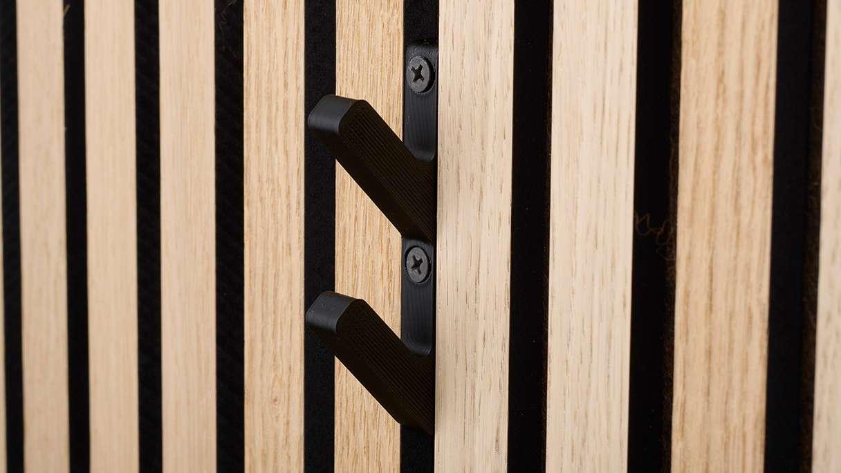 planeo 3D hooks - black 2 pcs