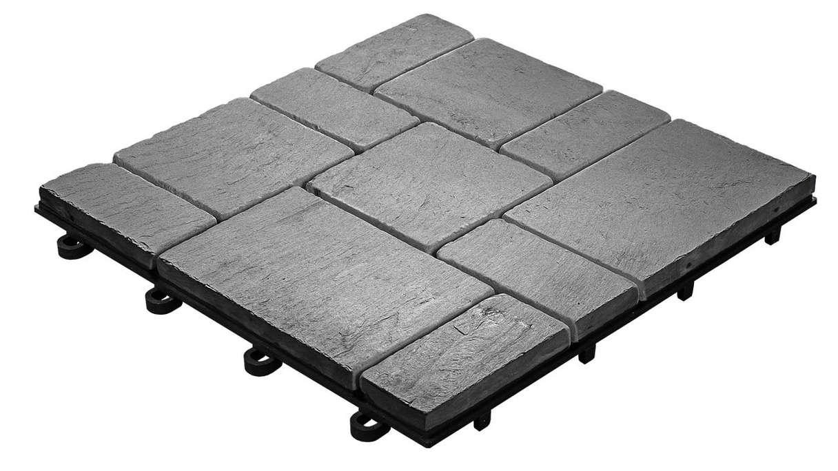 Planeo Click Tile Stone - Slate Roma