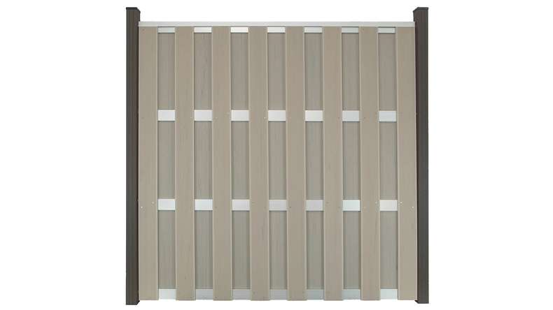 planeo prefabricated fence - square Bi-Color Sand 180 x 180cm
