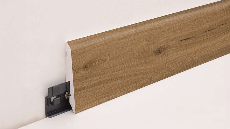 planeo skirting board SolutionX 2in1 - 2400 x 14 x 58 mm natural rustic oak (SL0092)