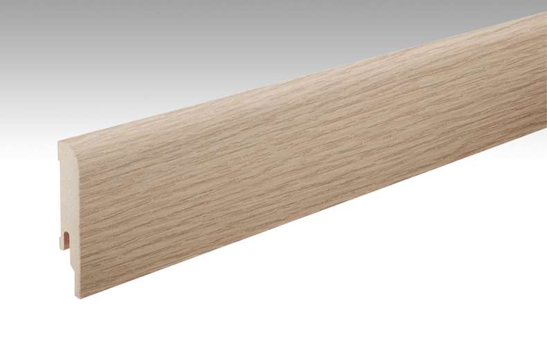 MEISTER skirting boards cracked oak light 6258 - 2380 x 80 x 16 mm (200006-2380-06258)