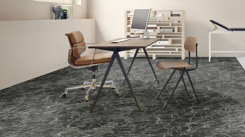 Forbo Allura Material 55 Adhesive Vinyl - Forest Marble 500 x 500 mm (63684DR5)