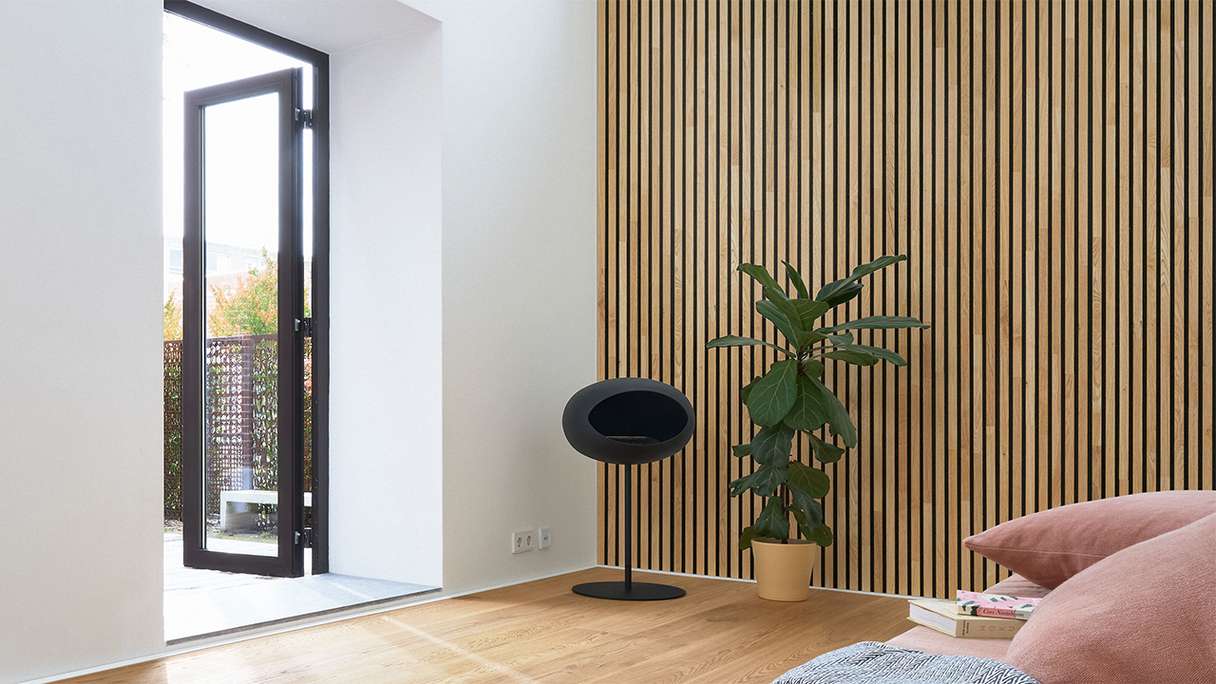 MEISTER acoustic panels Acoustic Sense WOOD - Pure oak 4311 - 260 x 33 cm