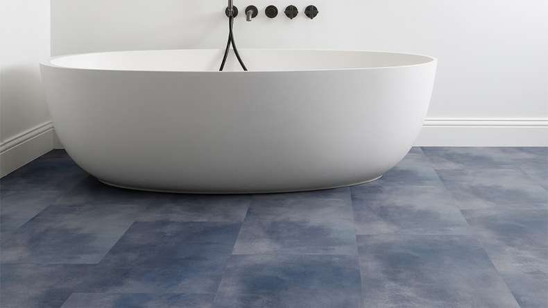 Gerflor click Vinyl - Virtuo 55 Rigid Acoustic Acuarela Ink | integrated impact sound insulation (39071475)
