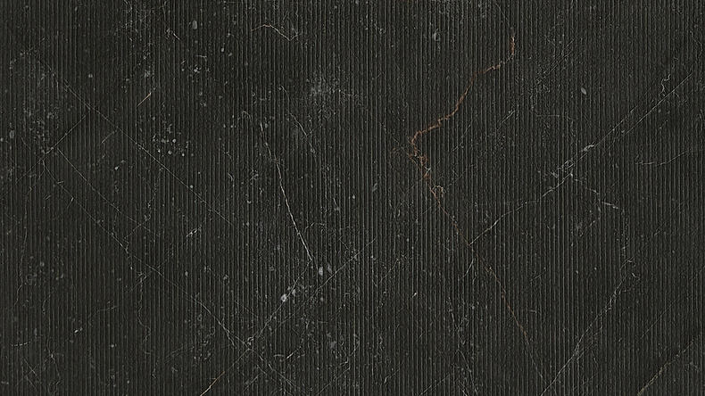 planeo SPC wall cladding – CeraRock Tile Stripes Black Slate XL 280 x 117.5 cm