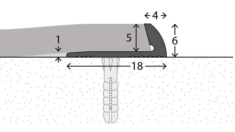 planeo end profile 851 - 250 cm