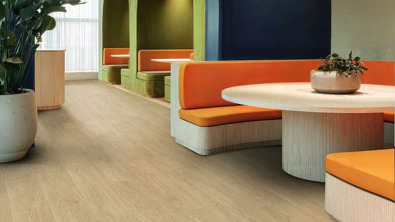 Gerflor Klick Vinyl Rigid - Creation 40 Clic EIR Lounge Oak Beige | Synchronised embossing (61391272)