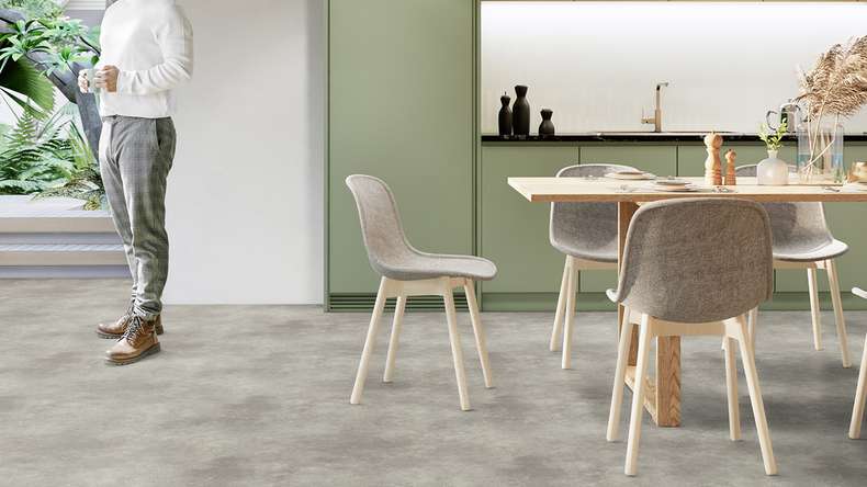 Gerflor CV flooring – TEXLINE Nature 2379 Leone Greystone