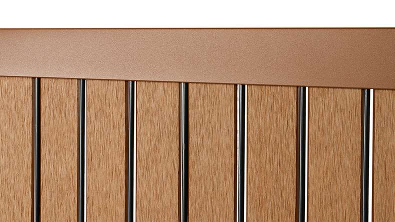 planeo WPC Strip Set - Brown L 250 x H 123 cm