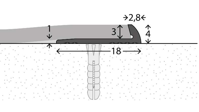 planeo finishing profile 751 - 250 cm
