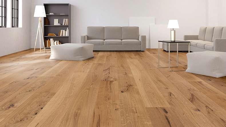 planeo Parquet Flooring - CASTLE PLANK Oak Markant (PU-000229)