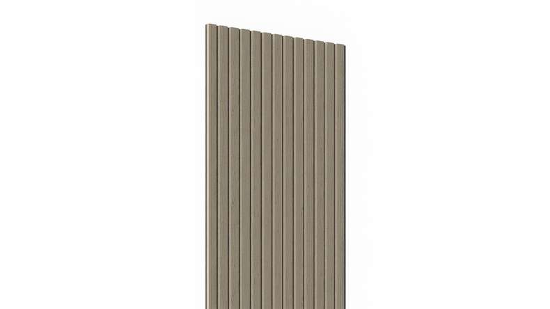 planeo acoustic panels - grey oak 2480 x 600 x 21.5 mm | fire-retardant