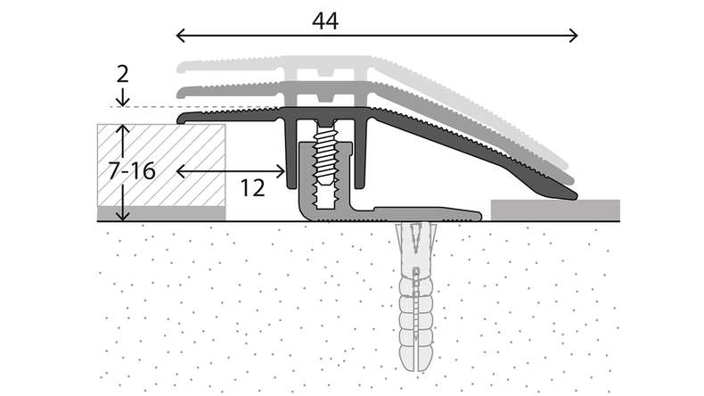 planeo adjustment profile 022 - 270 cm