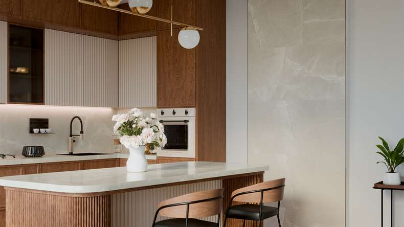 planeo wall cladding SPC - CeraRock Tile Light Grey Marble 120 x 60 cm