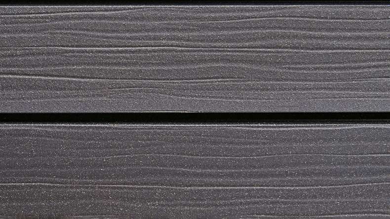 planeo Fassado - WPC rhombus strip facade cladding Prime basalt grey