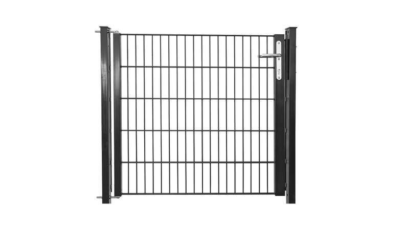 Universal door light 1-leaf anthracite - W 1090 mm incl. gateposts