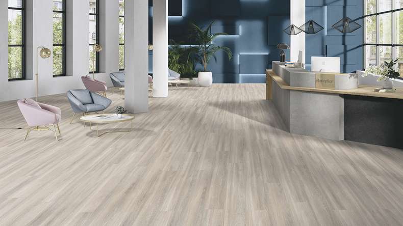 Gerflor Klick Vinyl Rigid - Creation 40 Clic Acoustic Bostonian Oak Beige | Impact sound insulation integrated (61300853)
