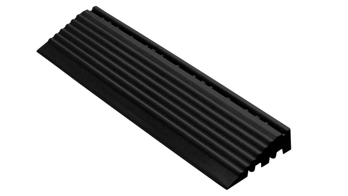 planeo side panel for 30 x 30 cm click tiles – black with eyelet