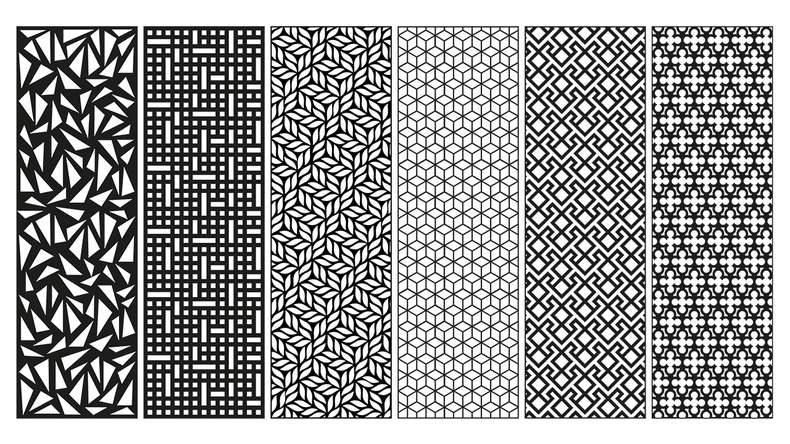 planeo Gardence – Design element, Anthracite | DB703 60 x 180 cm