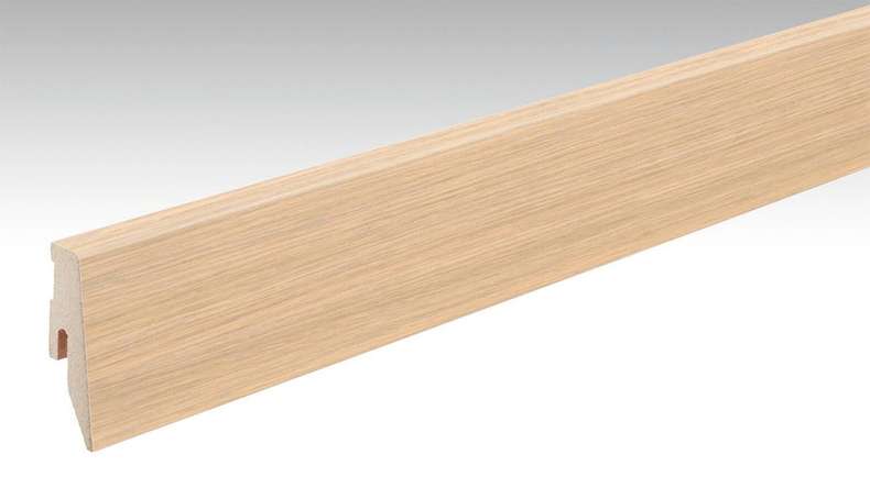 MEISTER skirting boards baseboard profile 3 PK pin oak 7112 - 2380 x 60 x 20 mm (200005-2380-07112)