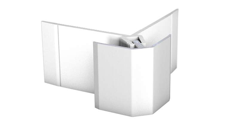 planeo wall profile system outside corner 169 - 260 cm