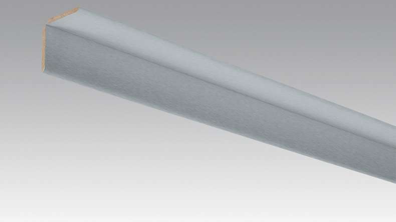 MEISTER Skirting Boards Folded Skirtings Stainless Steel DF 063 - 2380 x 70 x 3.5 mm (200033-2380-00063)