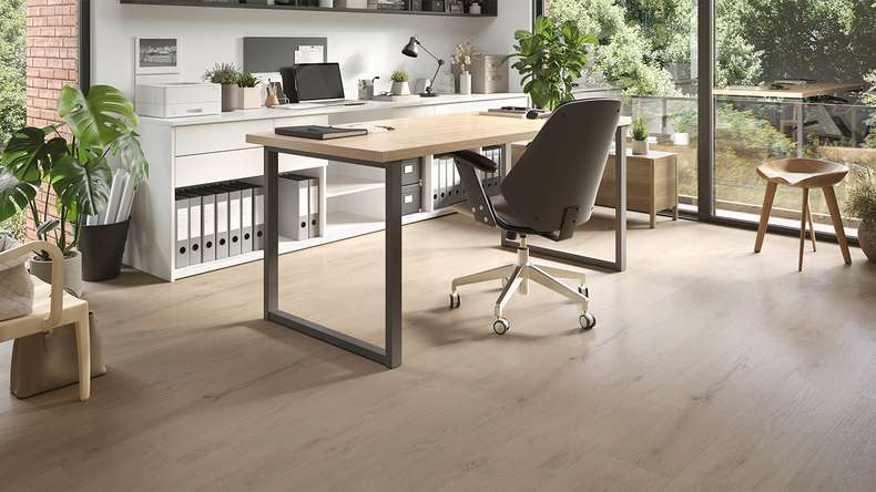 planeo adhesive vinyl - object Woodline Cream oak | synchronised embossing (PLDD2570-KER)