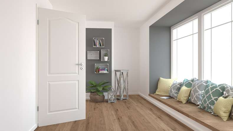 planeo country house interior door VELA Casa 2F A white lacquer 9010 round edge | lacquered - 1985 x 610|735|860|985 mm