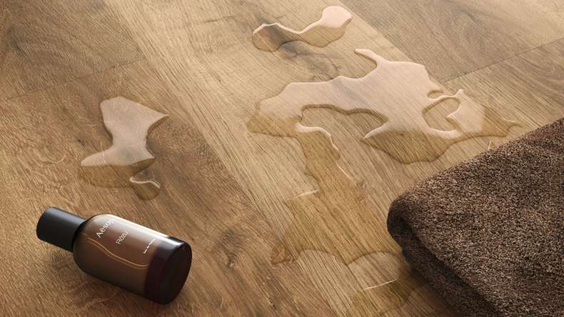 planeo Rigid Click Vinyl - SolutionX 2in1 Oak Natural Brown | Impact sound insulation integrated (ECF-0086)