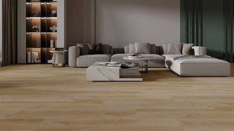 planeo Rigid Click Vinyl - HOMEtec Pro 50 IXPE Breeze Oak | Impact sound insulation integrated (RP-E50-4)