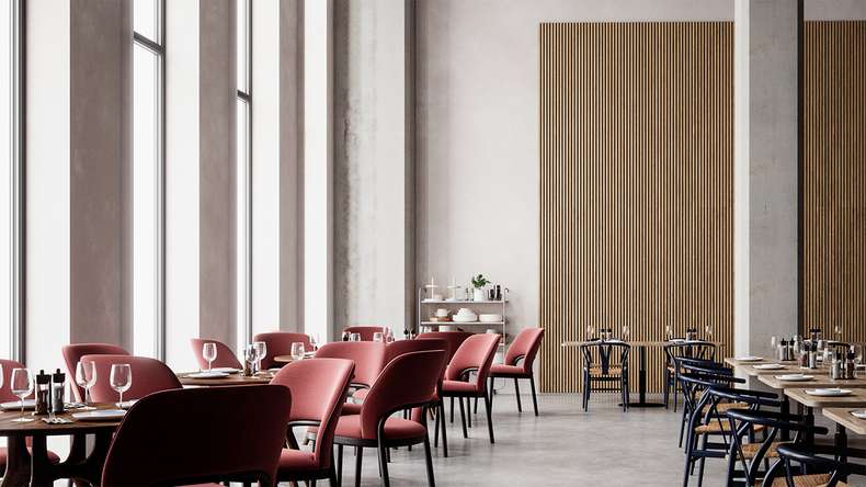 planeo acoustic panels - natural oak 2480 x 600 x 21.5 mm | fire-retardant