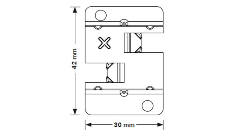 ZONA2 WPC Decking Connector Clip