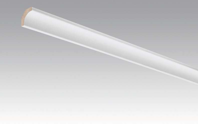 MEISTER skirting boards coving white high gloss 4084 - 2380 x 22 x 22 mm (200034-2380-04084)