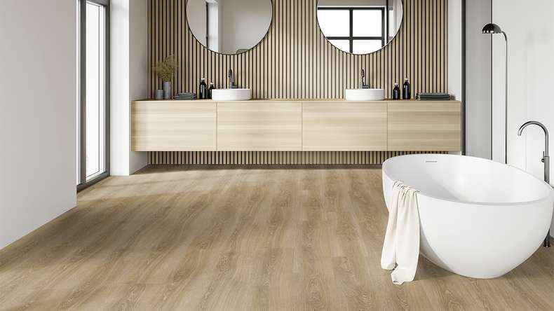 Gerflor Klick Vinyl - Senso Premium Rigid Acoustic Meadow spring honey | Impact sound insulation integrated (39471507)
