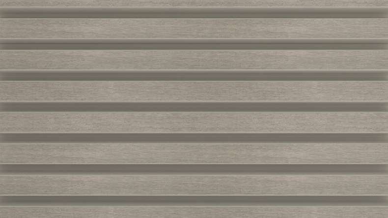 planeo LINEA Slim – WPC CoEx cladding, light grey, 2900 x 215 mm