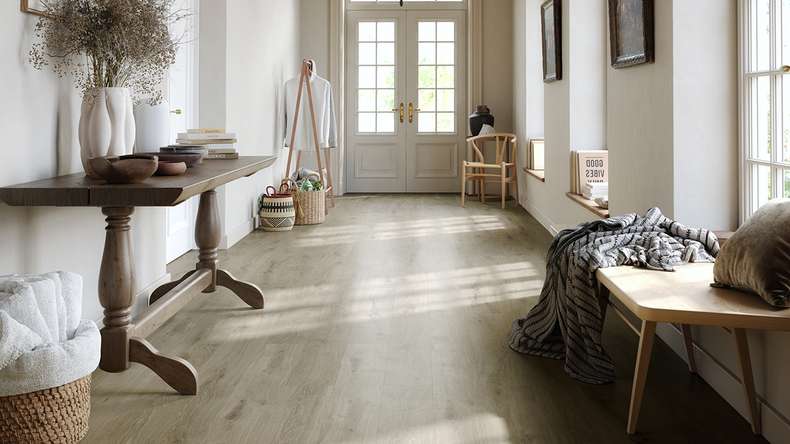 planeo adhesive vinyl - Object Woodline Oak Light Grey | Synchronous embossing (PLDD2570-EHE)