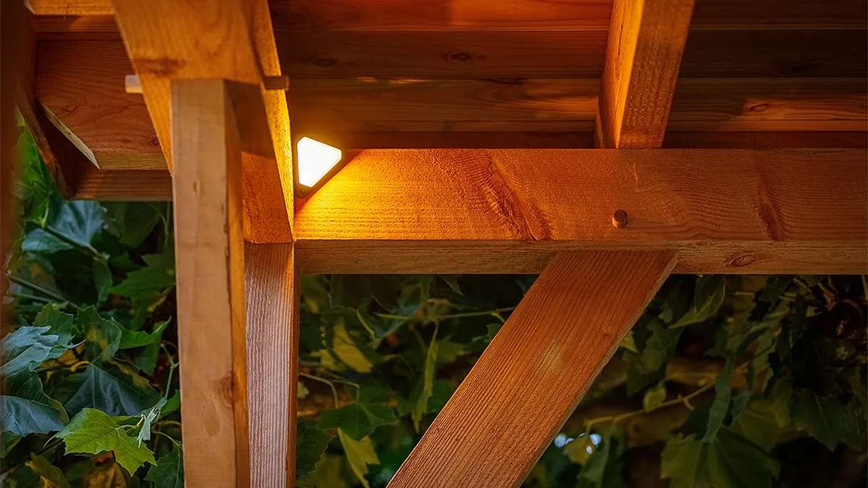 planeo garden lighting 12V - LED wall light Tiga Corner - 3.5W 100 lumen