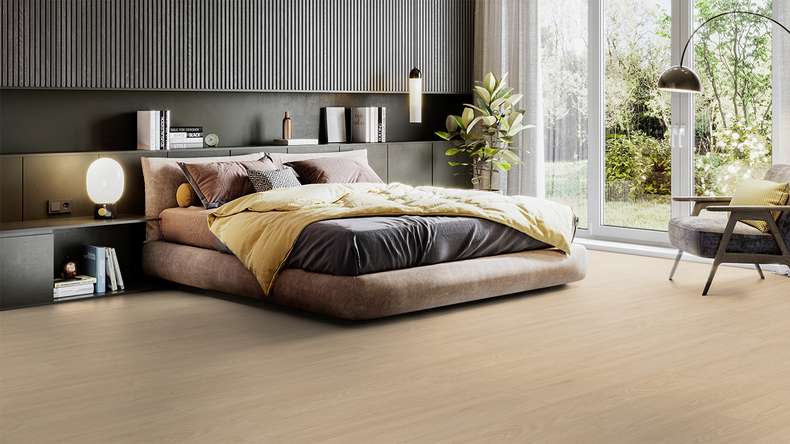 Gerflor Klick Vinyl - Senso Premium Rigid Acoustic Country beige | Impact sound insulation integrated (39471625)