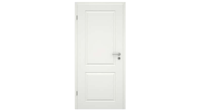 planeo country house interior door VELA Casa 2F white lacquer 9010 round edge | lacquered - 1985 x 610|735|860|985 mm