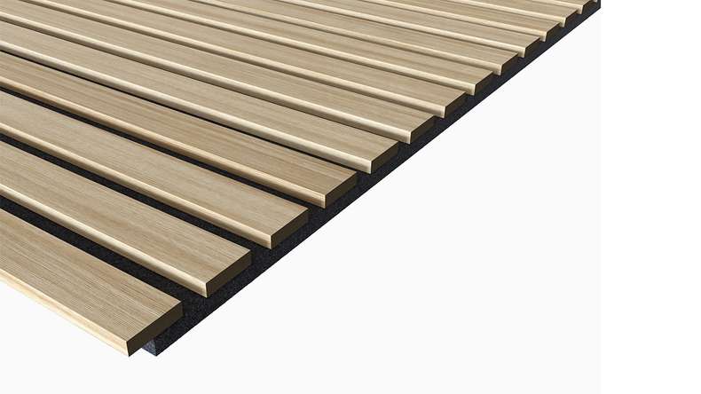 planeo acoustic panels - natural oak - 2400 x 525 x 18mm (PU-A-012)