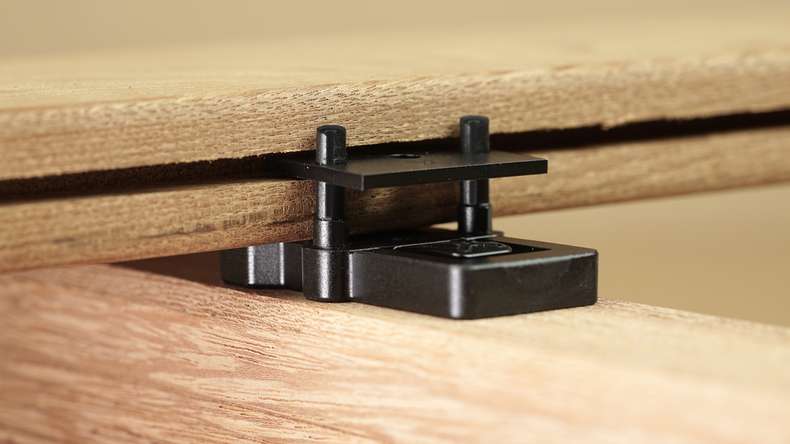 planeo decking clip LIGO S/34 6mm joint - 80 pcs. Incl. terrace screw
