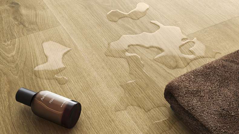 planeo Rigid Click Vinyl - SolutionX 2in1 Oak Classic | Impact sound insulation integrated (ECF-0072)